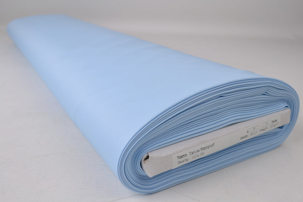 Waterafstotende canvas stof - Baby blauw
