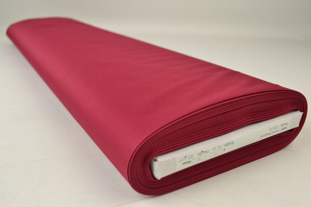 Waterafstotende canvas stof - Bordeaux rood