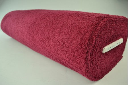 Badstof - Bordeaux rood