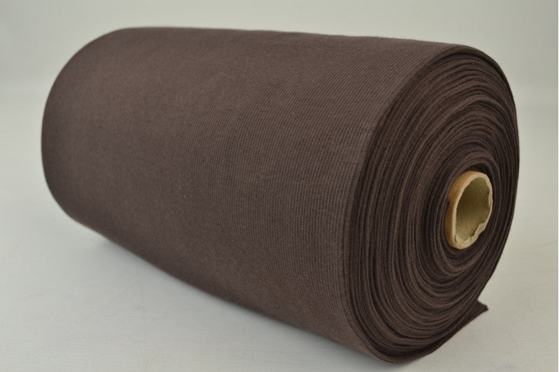 Rib boordstof - Bruin