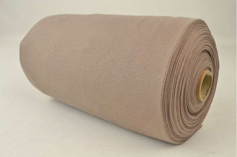 Rib boordstof - Taupe