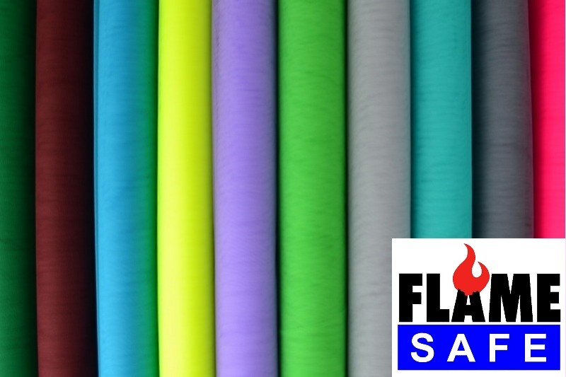 Rollen brandvertragende tule 300cm breed