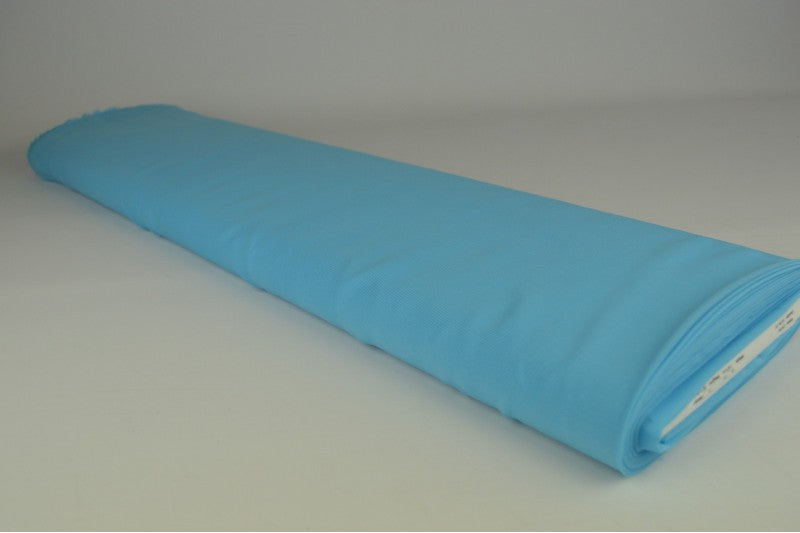Chiffon stof - Aqua blauw