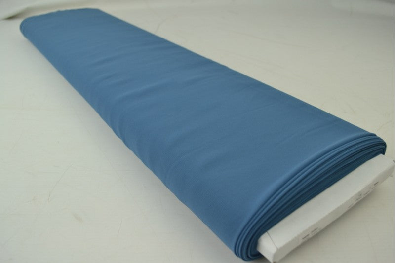 Chiffon stof - Staalblauw