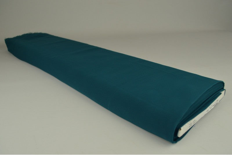 Chiffon stof - Donker petrol