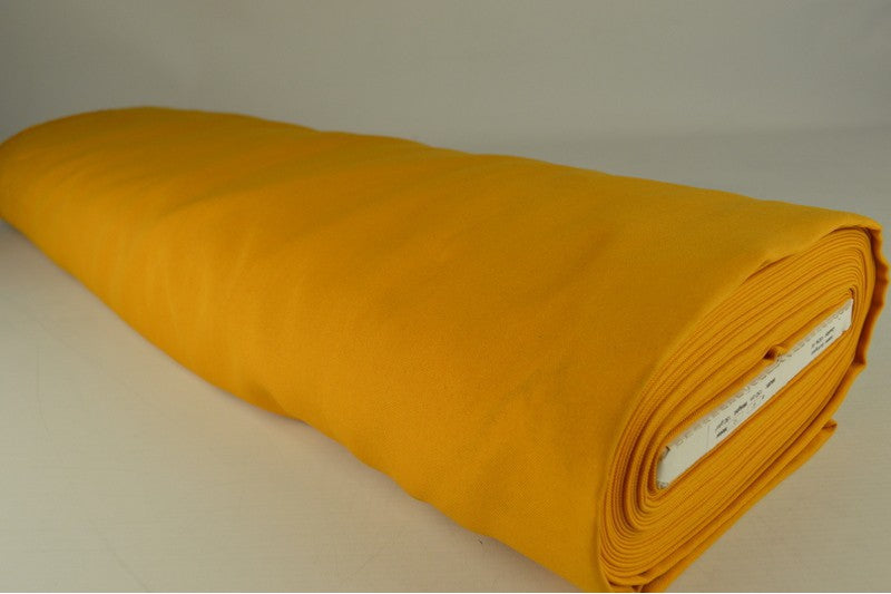 Brandvertragende theaterstof 300cm breed - Okergeel