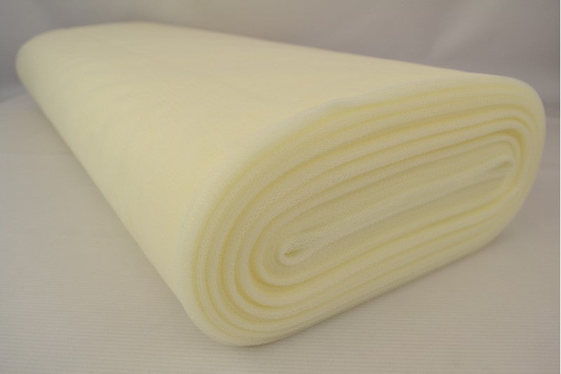 Brandvertragende tule 300cm breed - Gebroken wit