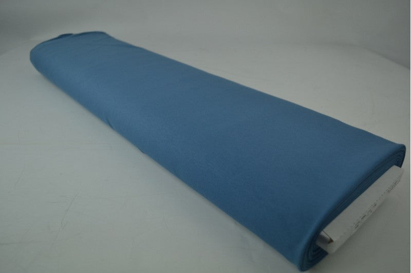 French terry stof - Staalblauw