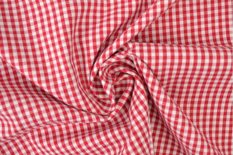 Boerenbont stof 2,5mm ruitjes