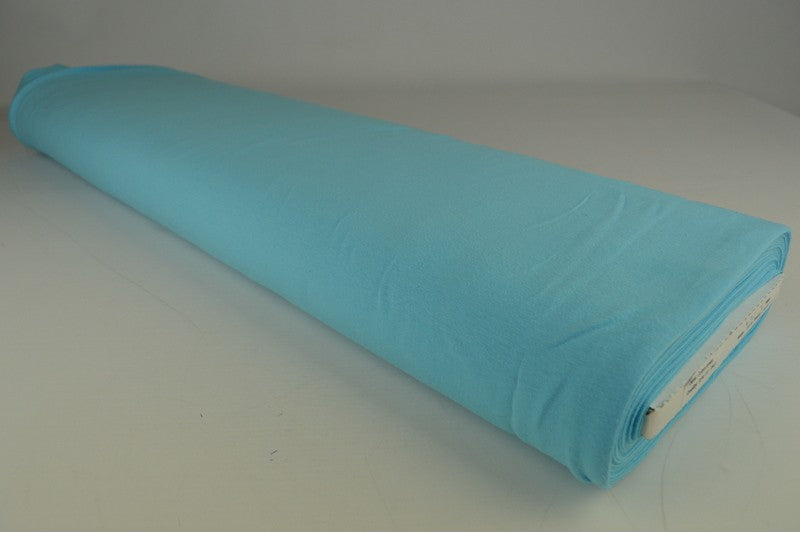 Katoen tricot - Aqua blauw