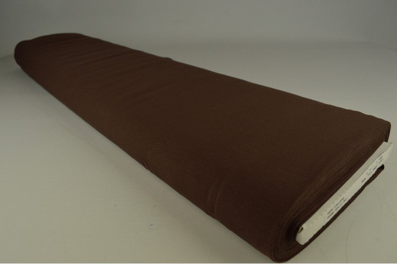 Katoen tricot - Bruin