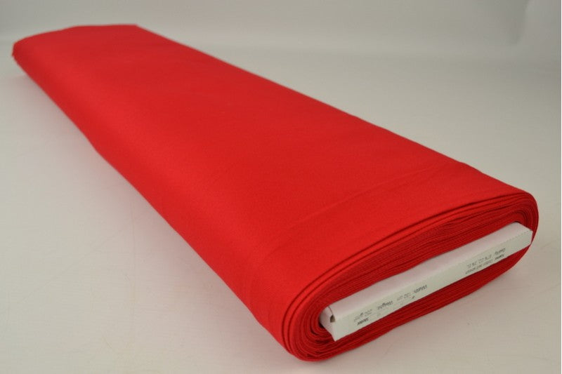 Keperkatoen stretch stof – Rood