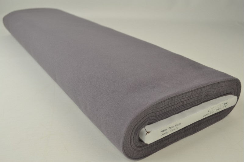 Molton stof - Donkergrijs