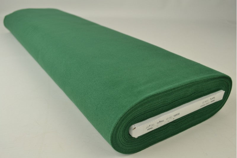 Molton stof - Donkergroen