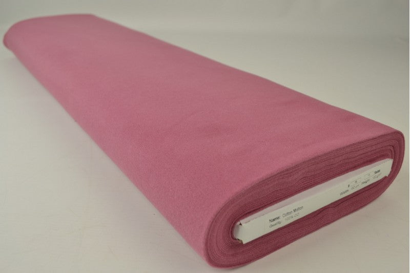 Molton stof - Donker oud roze
