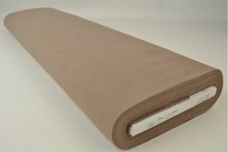 Molton stof - Taupe