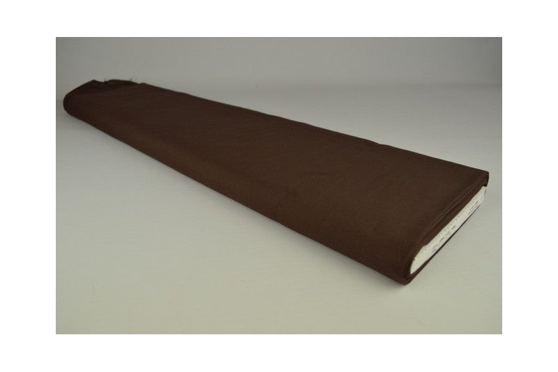 Poplin katoen - Bruin