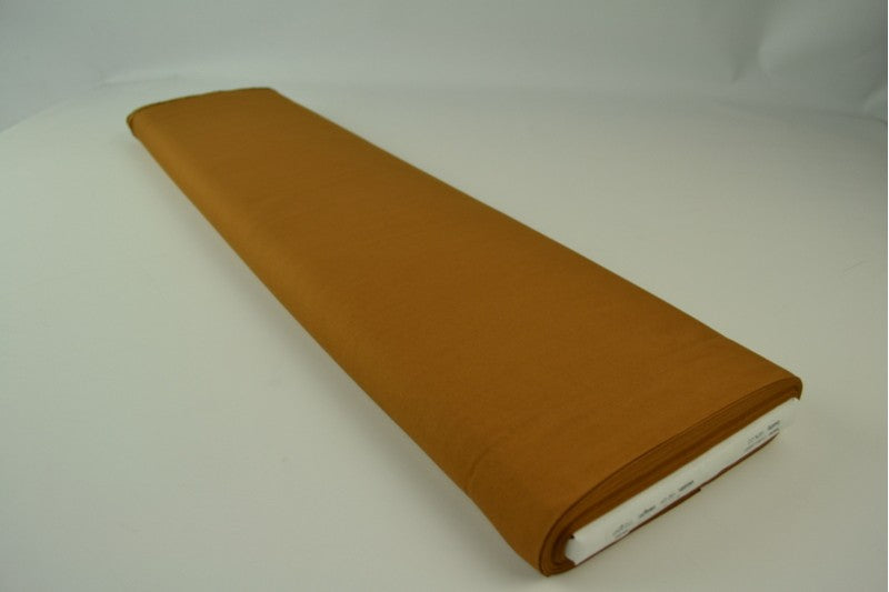 Poplin katoen - Donker okergeel