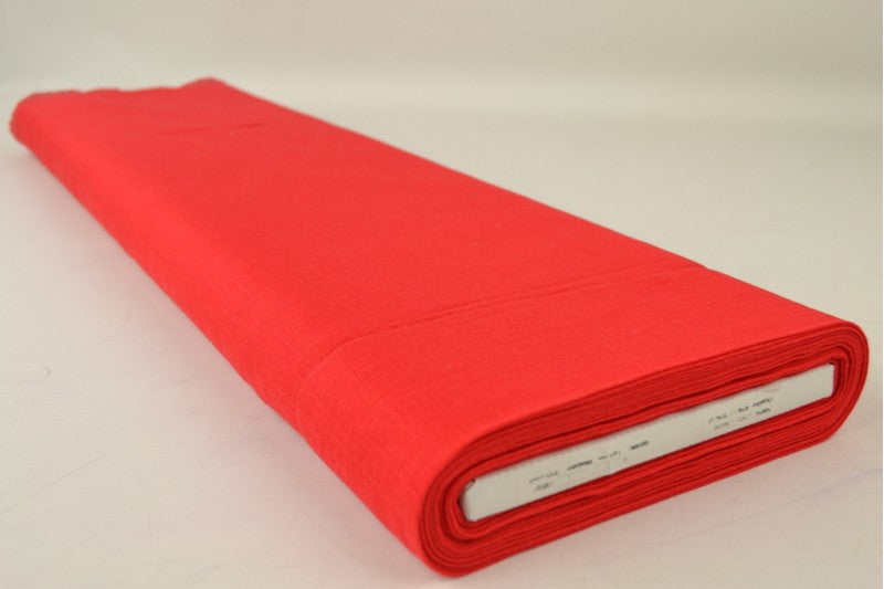 Linnen stof - Rood