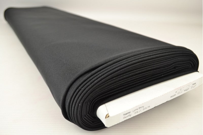 Glans lycra - Zwart