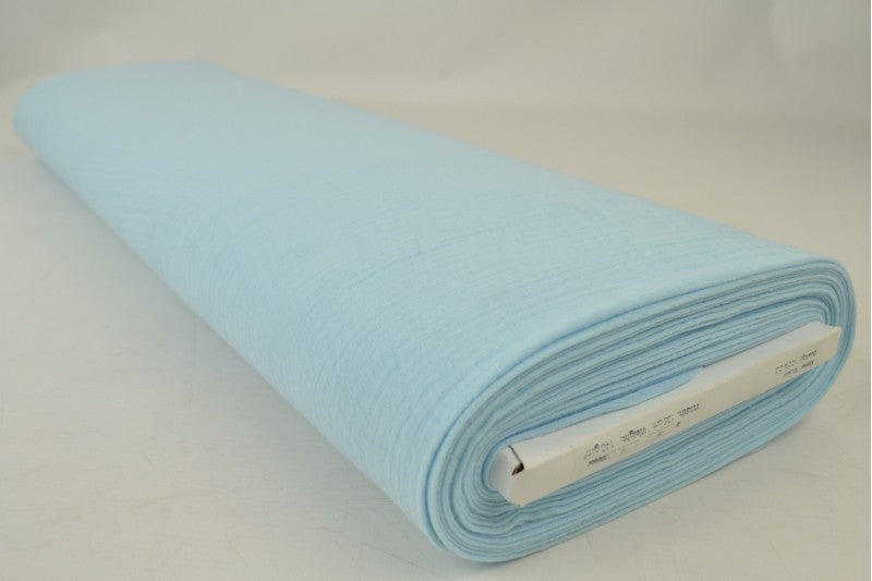 Mousseline stof - Baby blauw