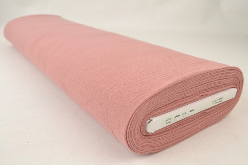 Mousseline stof - Oud roze