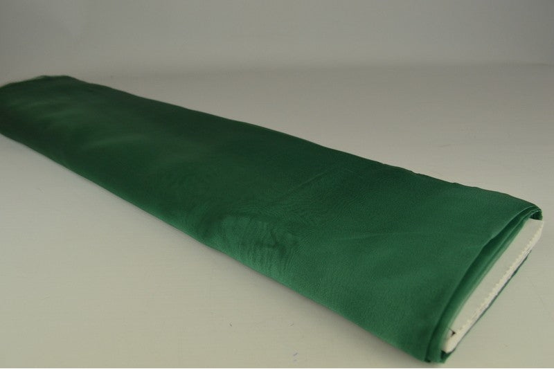 Organza stof - Donkergroen