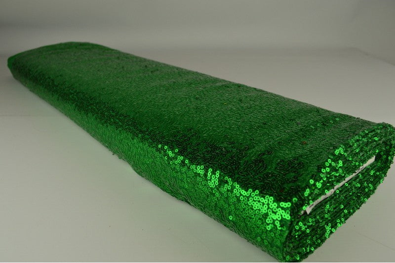 Paillettenstof op rol – kleine pailletten – Groen