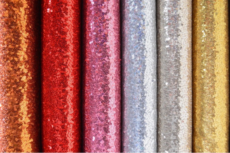 Paillettenstof klein