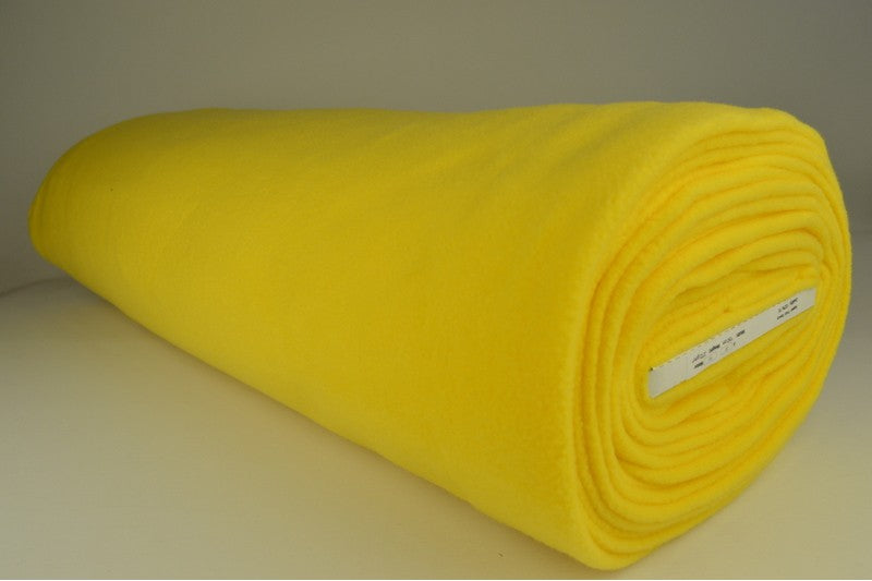 Fleece stof - Geel