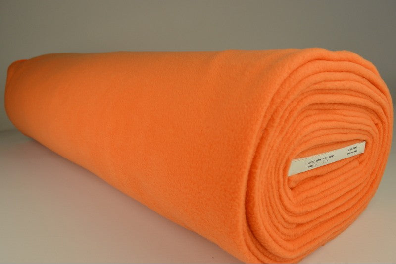 Fleece stof - Oranje