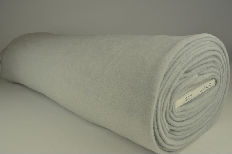 Fleece stof - Zilvergrijs