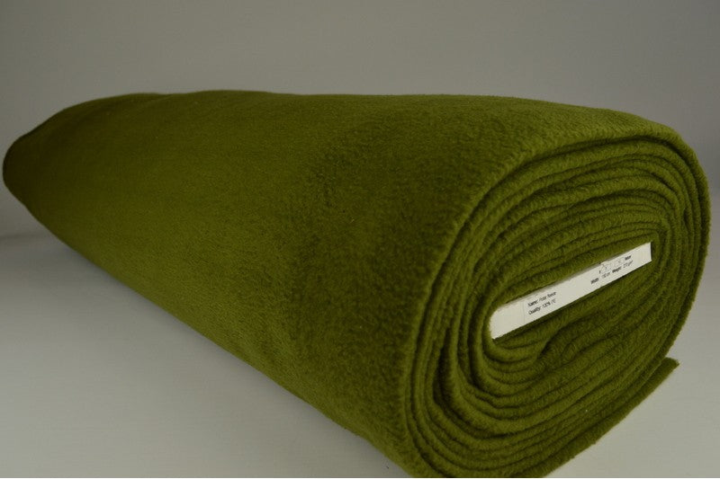Fleece stof - Mosgroen