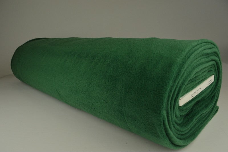 Fleece stof - Donkergroen