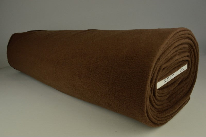 Fleece stof - Bruin
