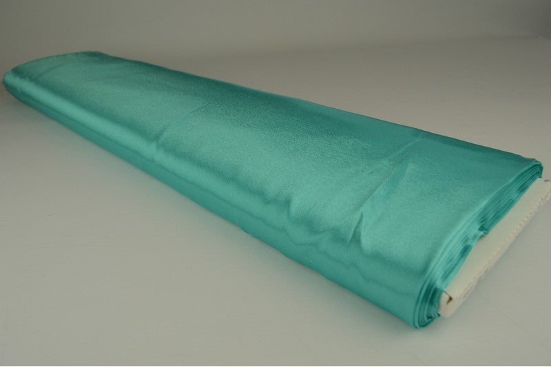Satijn stof - Turquoise