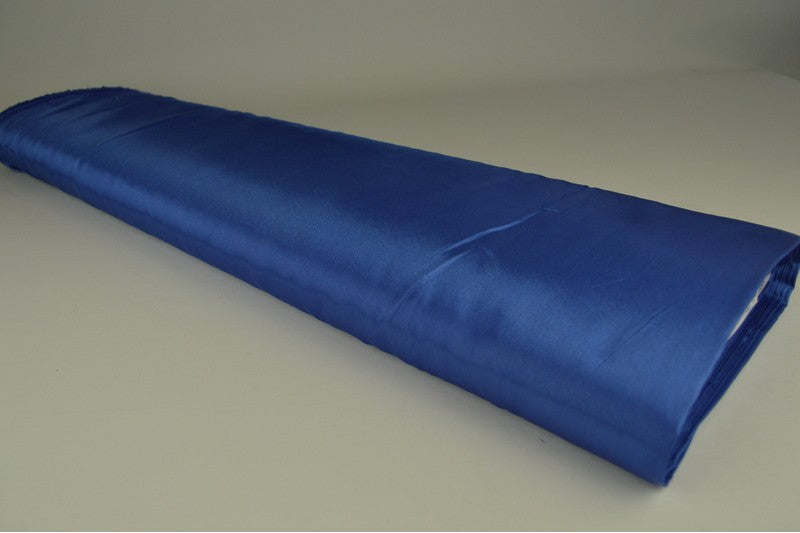 Satijn stof - Blauw