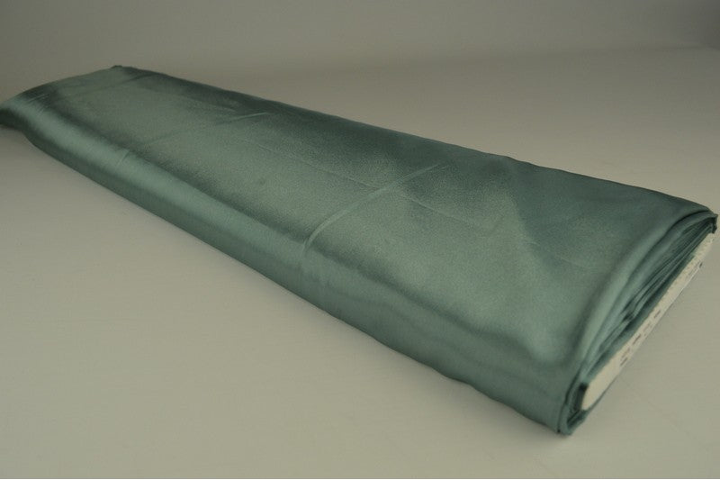 Satijn stof - Oud groen