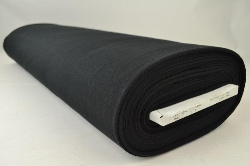 Alpenfleece stof – Zwart
