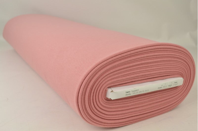Alpenfleece stof – Oud roze