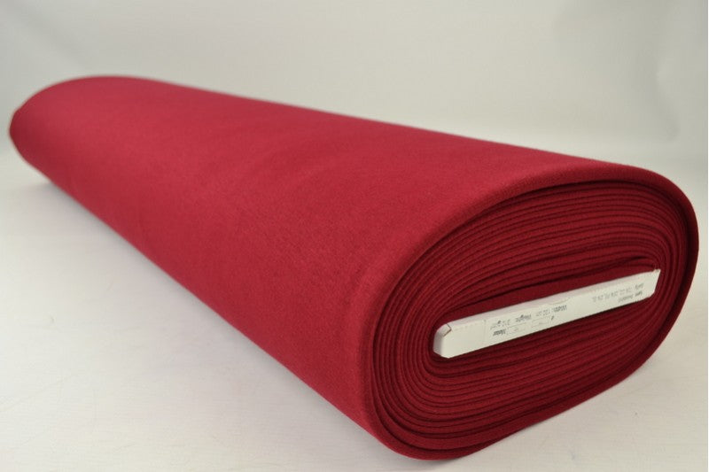 Alpenfleece stof – Bordeaux rood