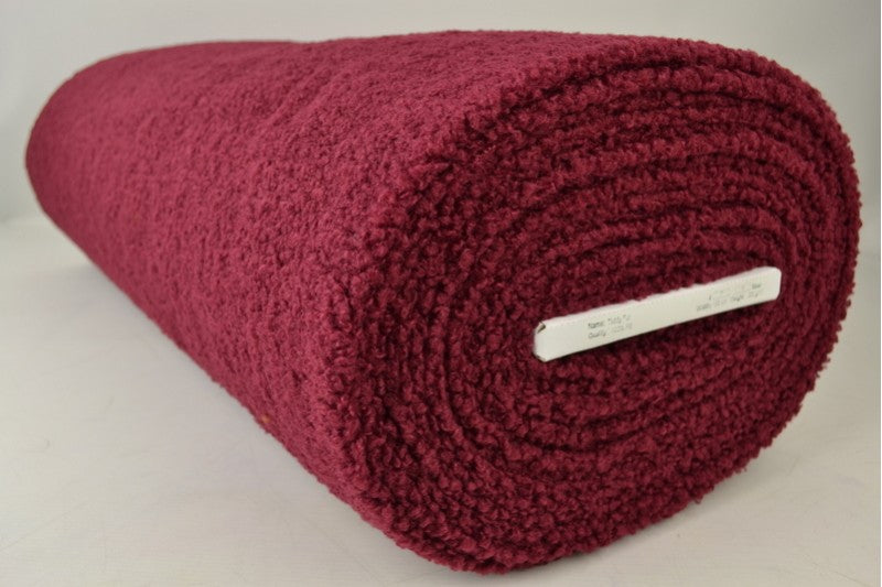 Teddy bont - Bordeaux rood