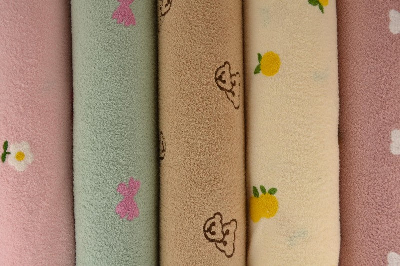 Teddy badstof geborduurd