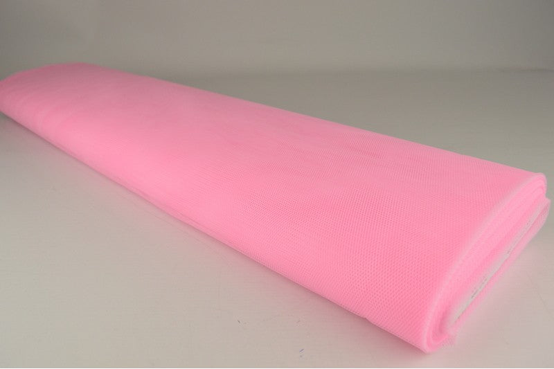 Tule stof - Baby roze