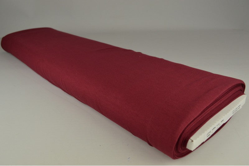 Viscose tricot - Bordeaux rood