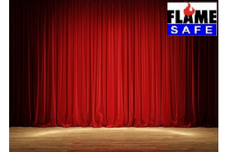Brandvertragende theaterstof - 300cm breed