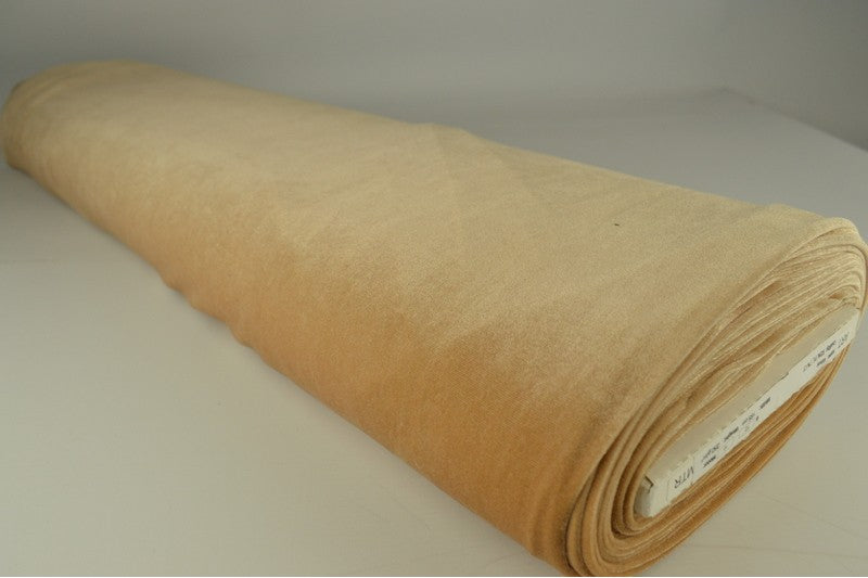 Stretch fluweel - Beige