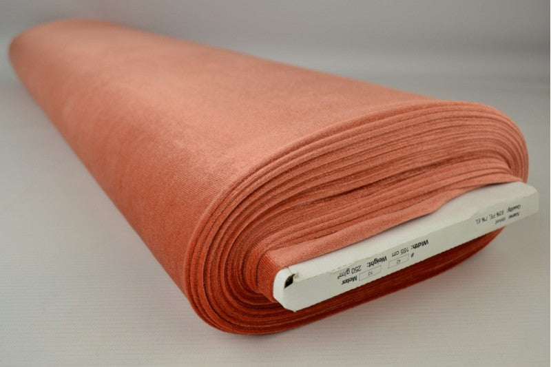 Stretch fluweel - Koper