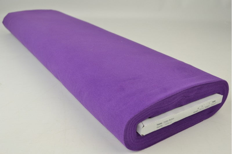 Molton stof - Paars