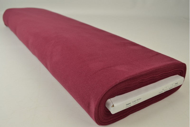 Molton stof - Bordeaux rood
